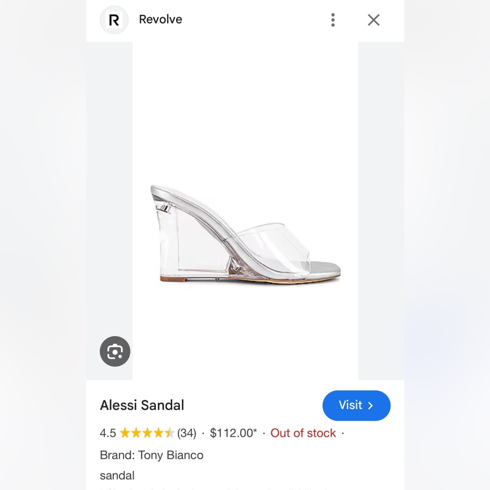 Tony Bianco Alessi Clear Mule Sandals